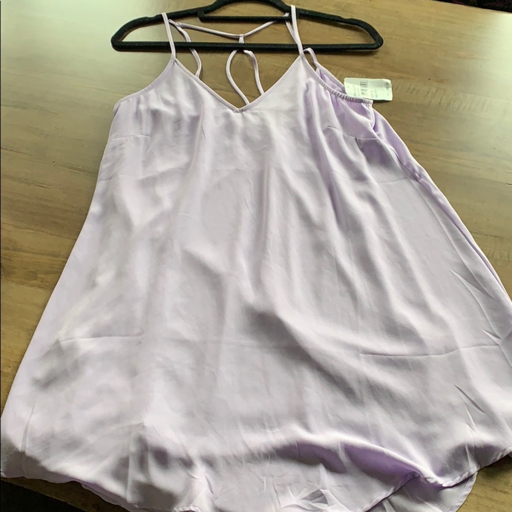 Lush lavender shift dress